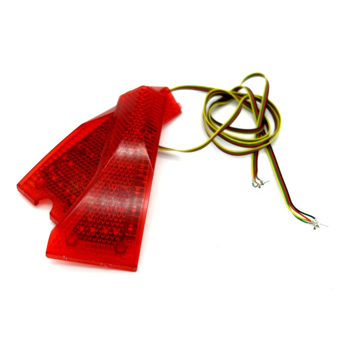 Semnalizatoare de Directie pentru Kugoo M4 / M4 PRO | Set 2 Bucati | Culoare ROSU | Montaj Usor | Calitate Superioara