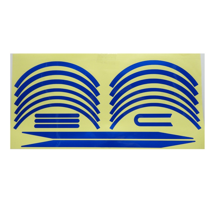 Set de autocolante reflectorizante albastre pentru Xiaomi M365 / M365 PRO / PRO 2 / 1S / Essential / Mi3