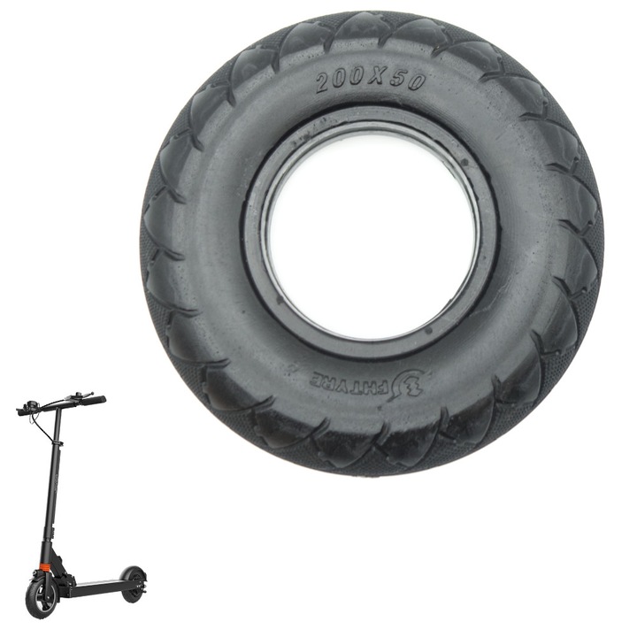 Anvelopa solida 200x50 pentru trotineta electrica Joyor F1