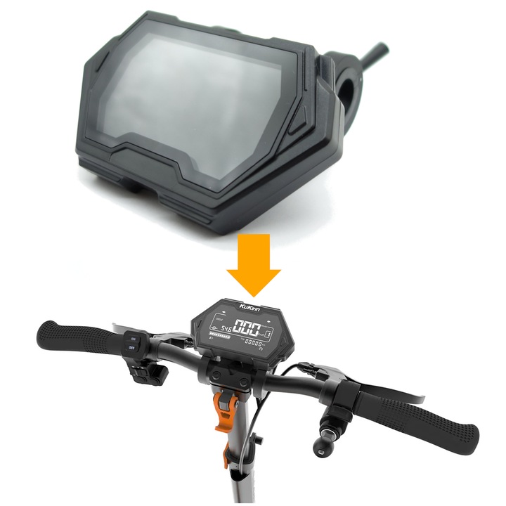 Display INOPARTS pentru Hulajnoga Electrica Kugoo KuKirin G2 PRO/G2 MAX, negru