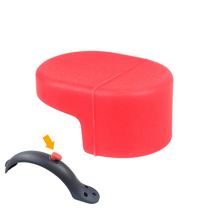 Cauciuc pentru carligul aripului spate Xiaomi M365 / M365 pro / PRO 2 - ROSU