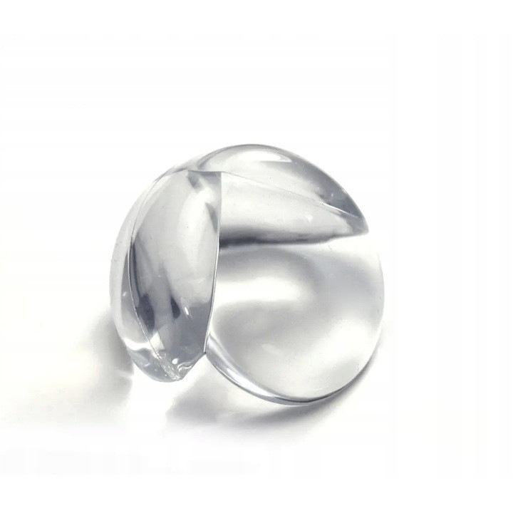 Комплект от 20 защитни ъгли, силиконови, прозрачни, 3х2см