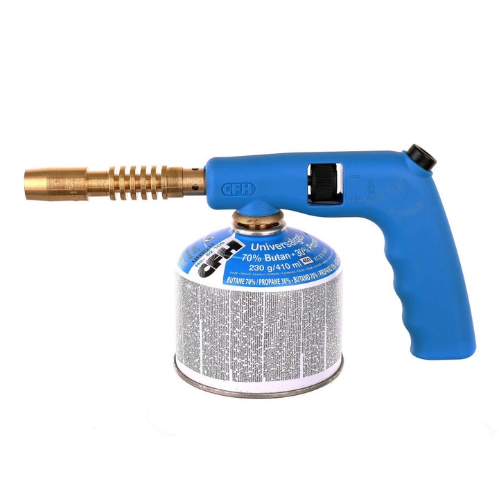 Set pistol de lipit cu cartus de gaz 230 g, CFH PC140 52140