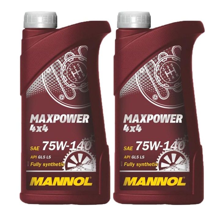 2 literes Mannol Maxpower 4x4 75W140 sebességváltó olaj csomag