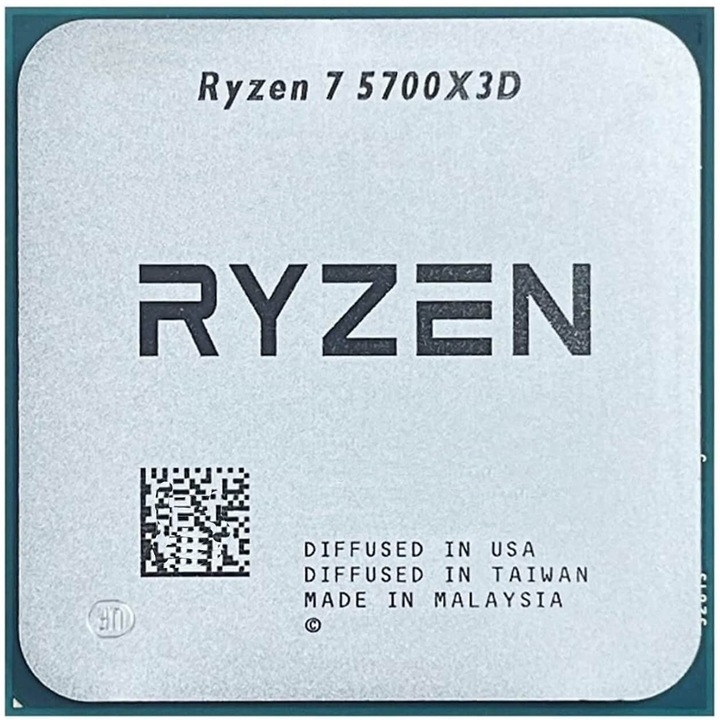 Процесор AMD Ryzen 7 5700X3D (3.0GHz) TRAY, 3.00 GHz, L3: 96MB, Socket AM4