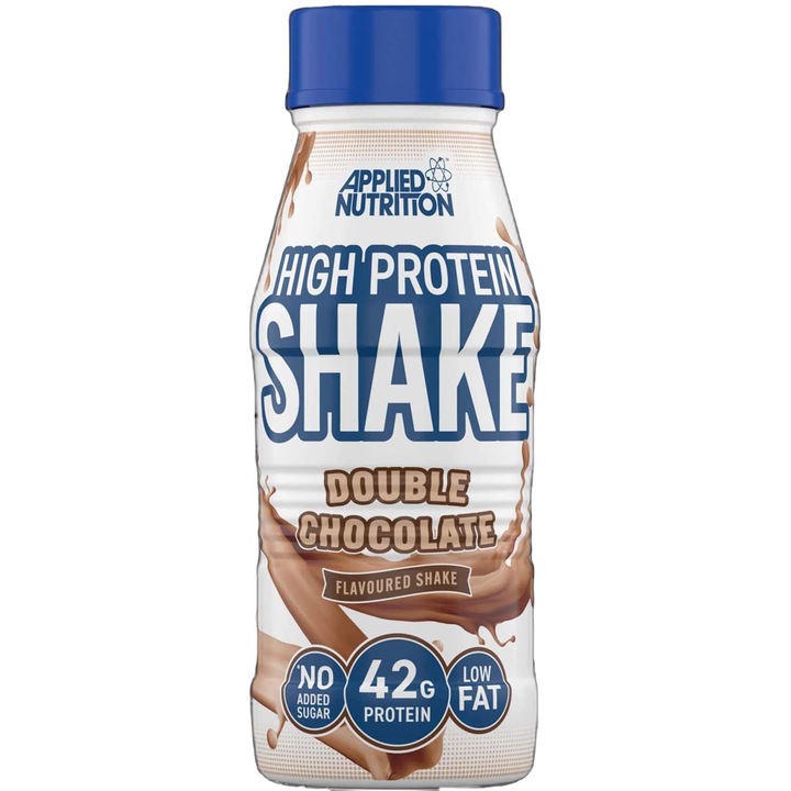 Shake proteic APPLIED NUTRITION, 500ml, Double Chocolate