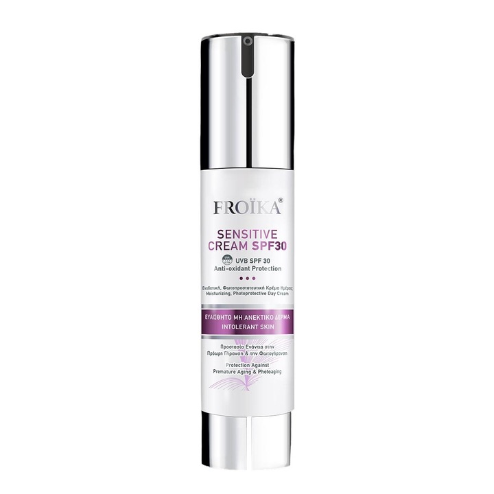 Crema de fata Froika Sensitive SPF30, hidratanta, protectie UV, 40ml