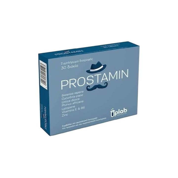 Supliment alimentar UPLAB Prostamin, sanatatea prostatei, 30 capsule