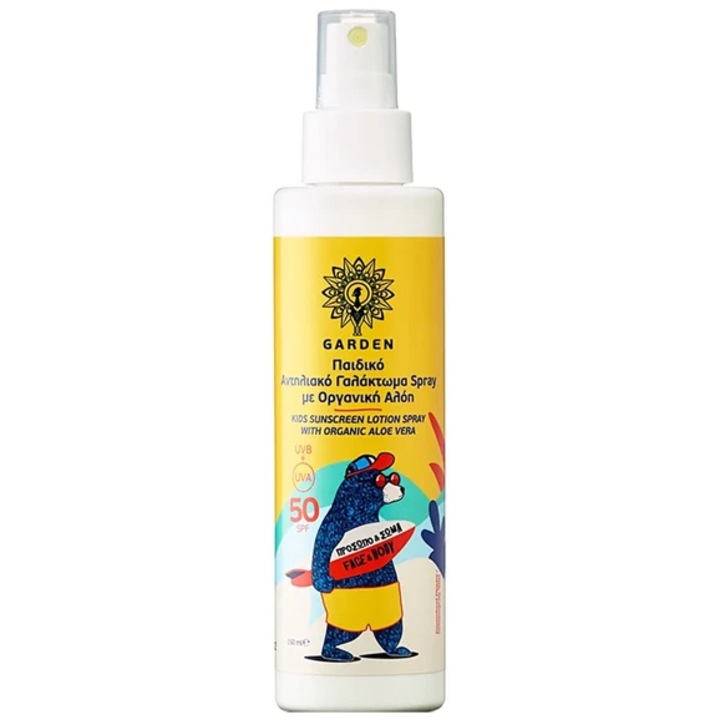 Fényvédő spray gyerekeknek, GARDEN, SPF50, 150 ml