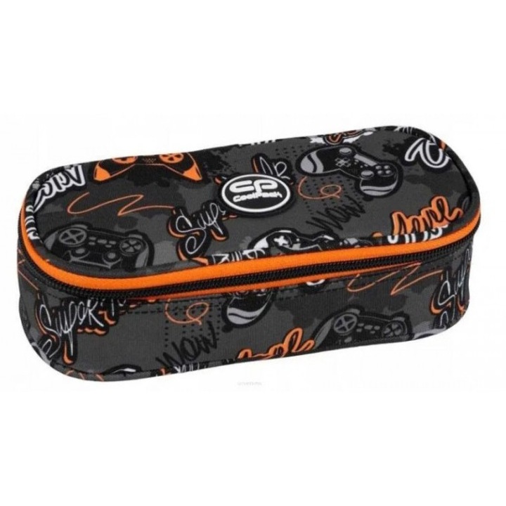 Penar, Patio, Poliester, 22x10x6,5cm, Negru/Portocaliu