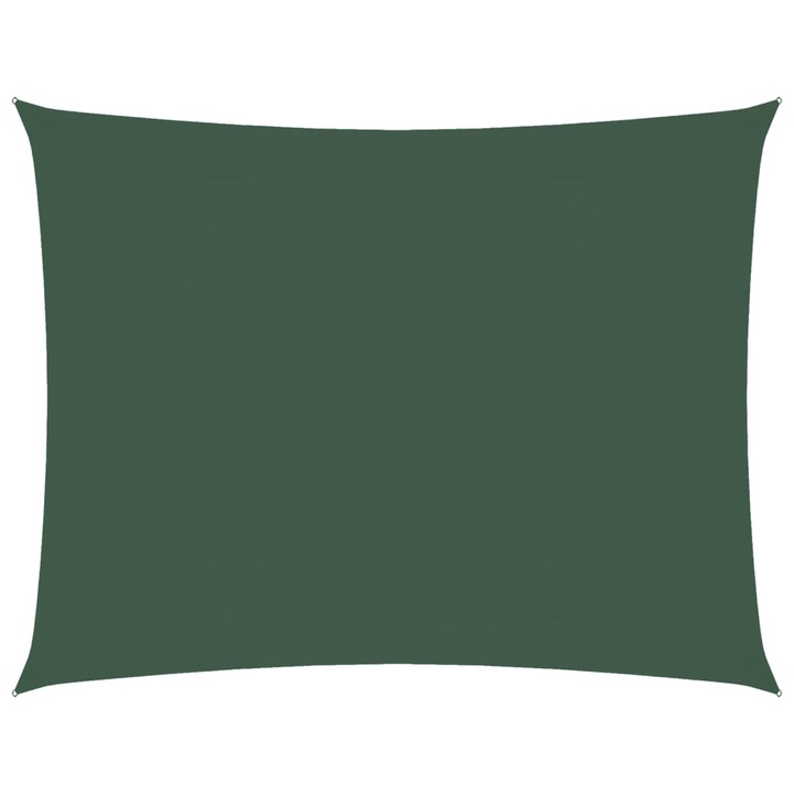 VidaXL sötétzöld téglalap alakú oxford szövet napvitorla 3 x 6 m 135488