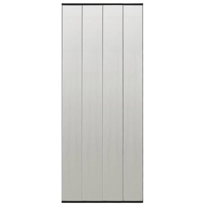 Комарник за врата с мрежеста завеса vidaXL, черен, 100x220 см, полиестер, 0.41 Kg 148710