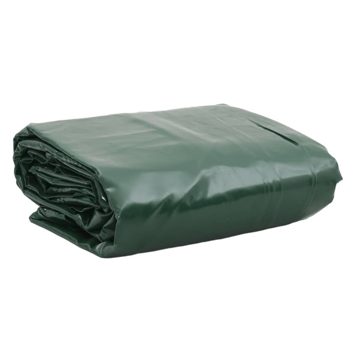 Prelata vidaXL, verde, 1, 5x2, 5 m, 650 g/m², 2.2 kg