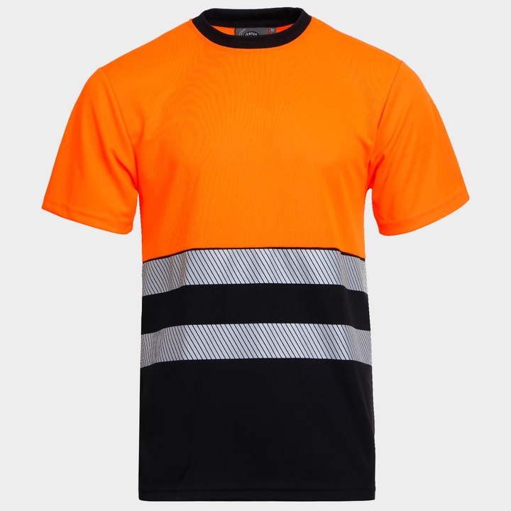 Tricou Signal, Stenso, Poliester, Prisma HV, portocaliu/negru, L
