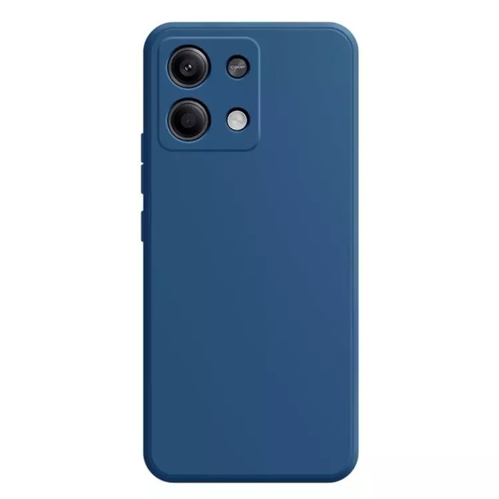 Husa pentru Xiaomi Redmi Note 13 Pro 4G Daden®, Silicon, Protectie Camera, Antisoc, Calitate Premium, Albastru