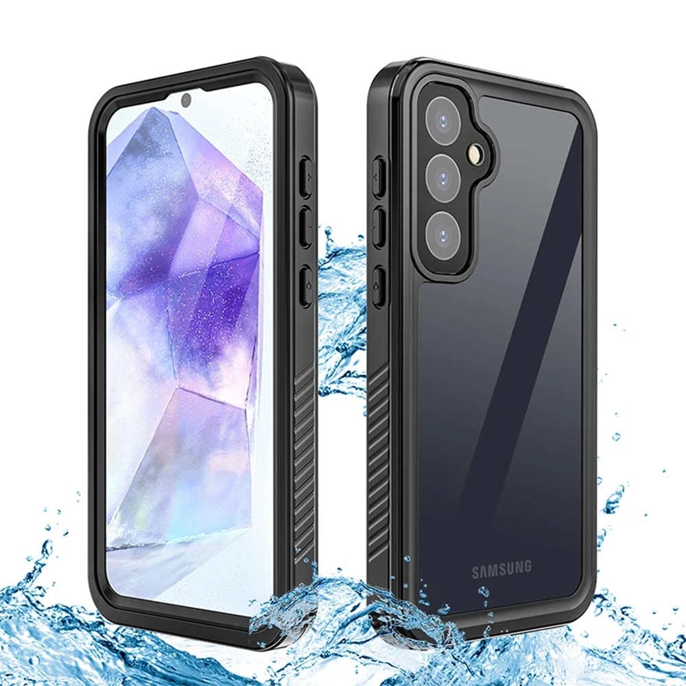 Husa impermeabila, Smarphosis, pentru Samsung Galaxy A55 5G, Negru