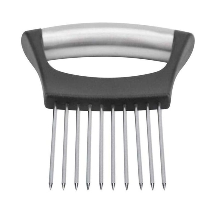 Feliator manual QHYKKYJ, inox, prindere sigura, multifunctional, argintiu