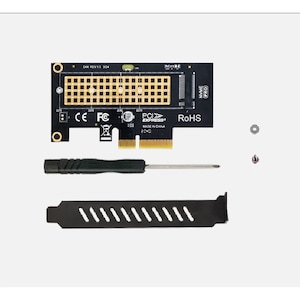 Adaptor Axagon PCEM2-N PCI-Express x4 intern, JENUOS®, pentru conectarea SSD NVMe M.2 la PC, Suporta PCI-E X4 X8 x16