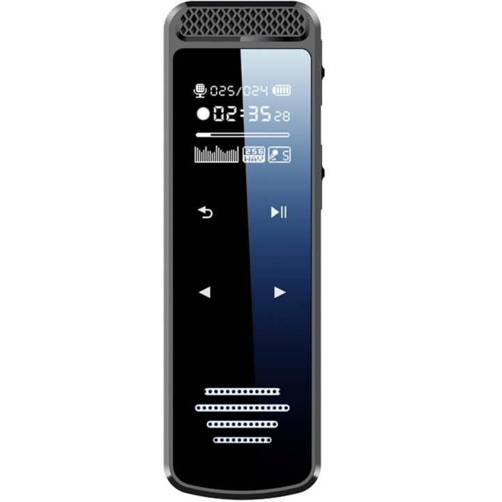 Професионален рекордер с гласова активация, Latauar, Q55, високоговорител, MP3 - 32 GB