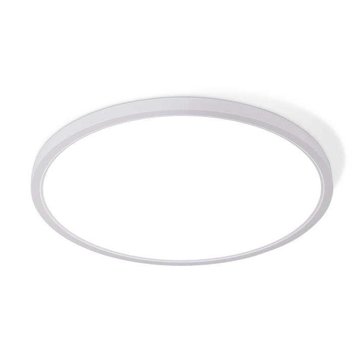 Plafoniera Led, Toollight, Diametru 40cm, 36w 4050lm, Ip44, 6500k Alb Rece Pentru Dormitor, Baie, Bucatarie, Coridor, Balcon