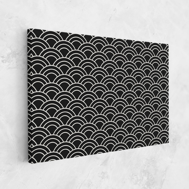 Картина на платно, ARTHUB, 20x30 cm | Спалня и Дневна, Абстрактни, Геометрични, Semi Circle