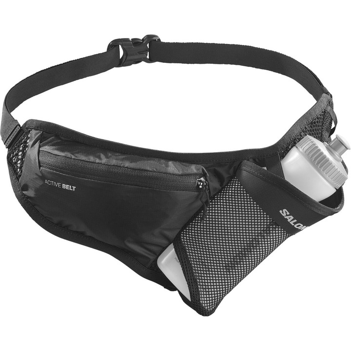 Колан за бягане Salomon Active 3D, С бутилка 600 мл, Черен