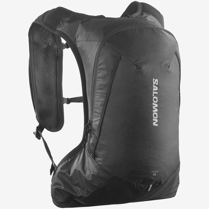 Vesta sport pentru alergare Salomon Cross 4, capacitate 12 litri, negru