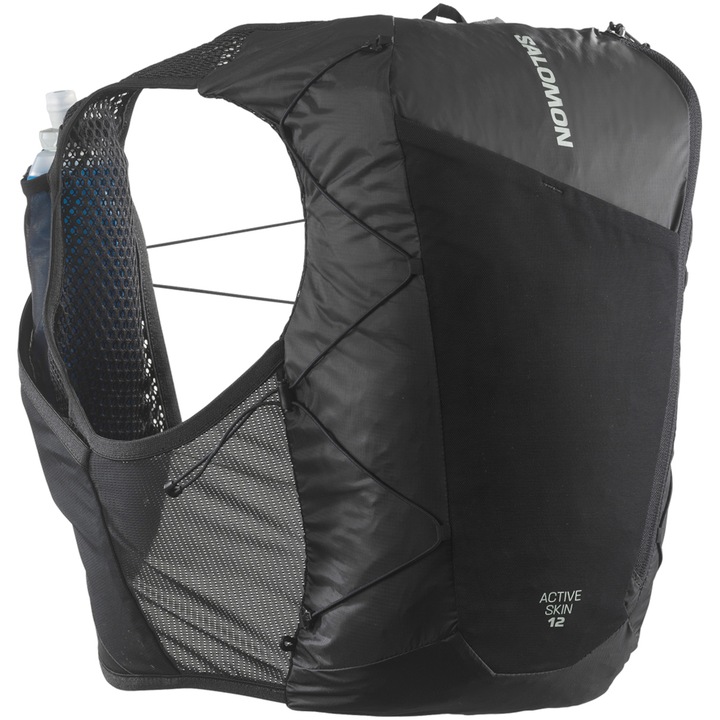 Спортна жилетка за бягане Salomon Active Skin 12 с потник, размер L, черна