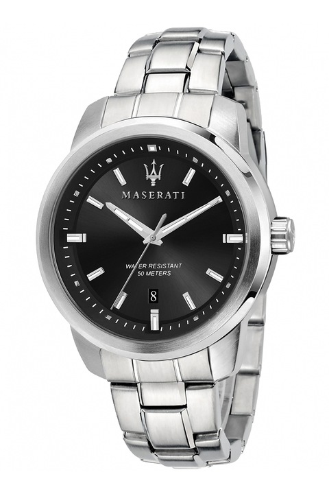 Maserati, Ceas quartz de otel inoxidabil, Argintiu