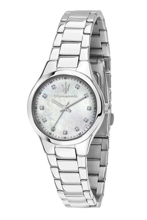 Maserati, Ceas de otel inoxidabil cu cristale de zirconia, Argintiu