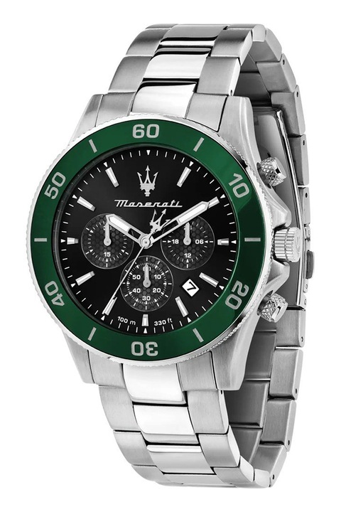 Maserati, Ceas quartz de otel inoxidabil, Argintiu