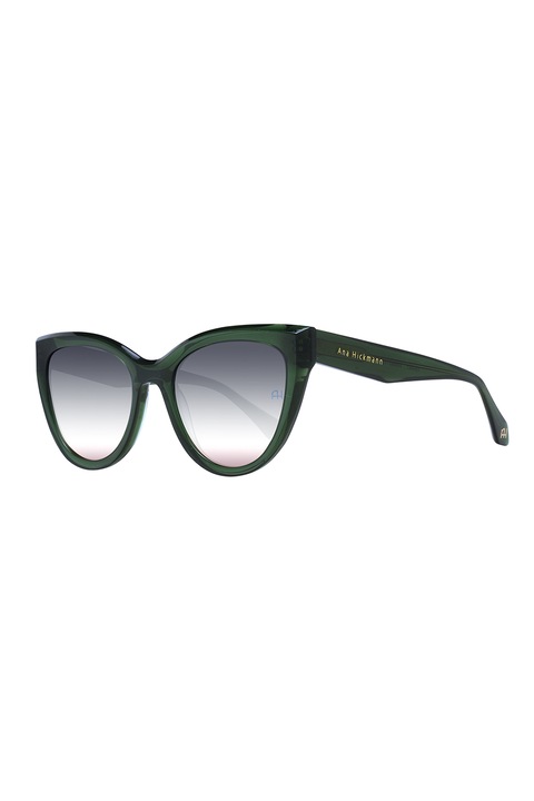 Ana Hickmann, Слънчеви очила Cat-Eye с градиента, Тъмнозелен, 53-19-143