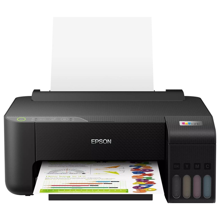 EPSON EcoTank L1270 többfunkciós tintasugaras nyomtató, színes, CISS, A4, USB, Wi-Fi, fekete