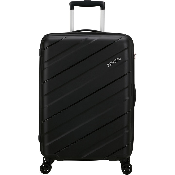 Куфар American Tourister JetDriver 3.0, 67 см, Spinner, TSA, PP, Черен