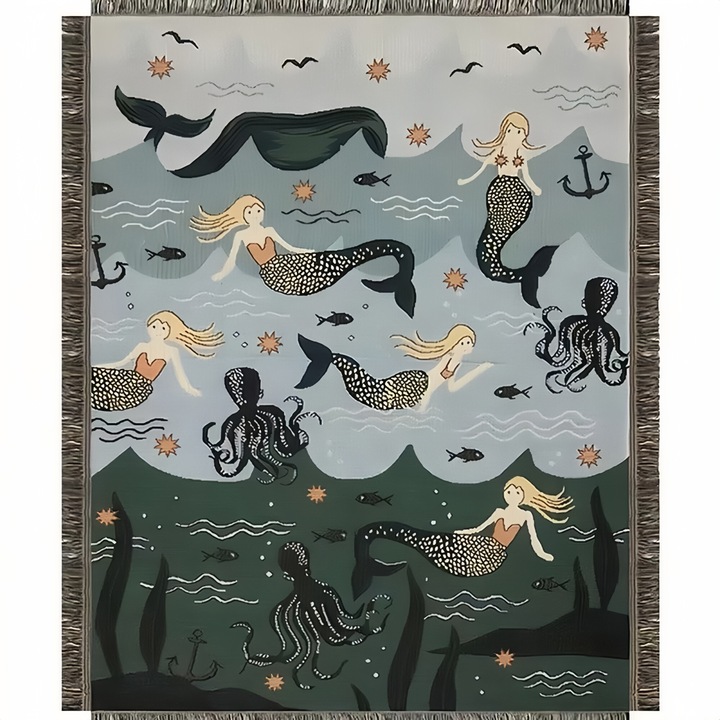 Patura de camping multifunctionala, pliabila, rezistenta la apa, multicolor, 160x130cm