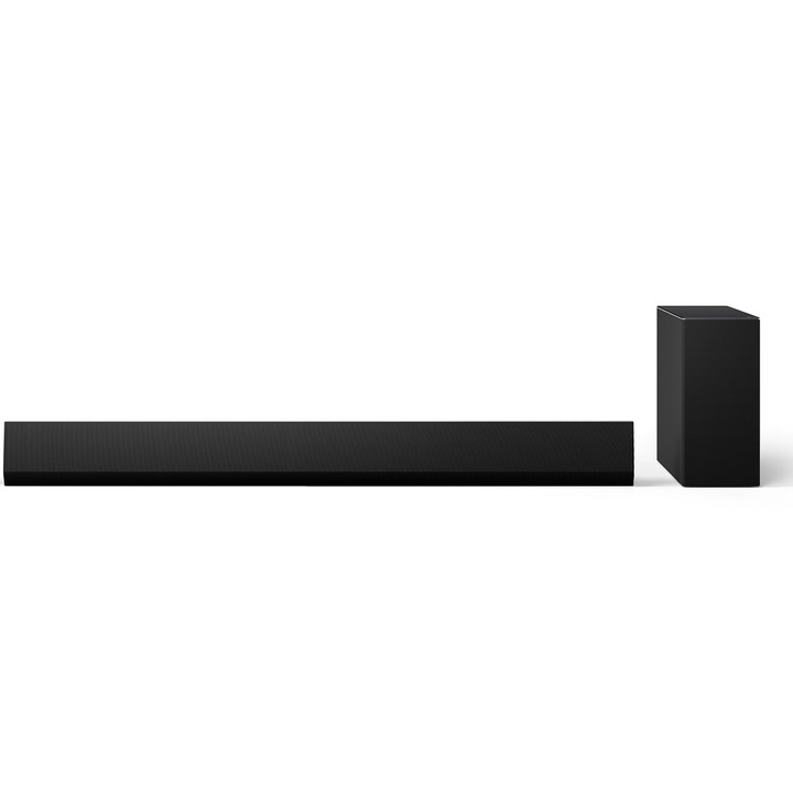 Саундбар LG SG10TY, 3.1, 420W, Dolby Atmos, DTS:X, Wi-Fi, Airplay2, Subwoofer Wireless, HDMI, USB, Черен