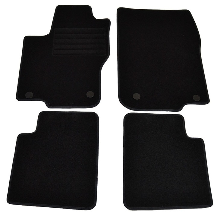 Set covorase auto BestAutoVest din mocheta, pentru Mercedes Clasa ML W166 10/2011- , Clasa GL X166 11/2012- Negru, 4 buc.