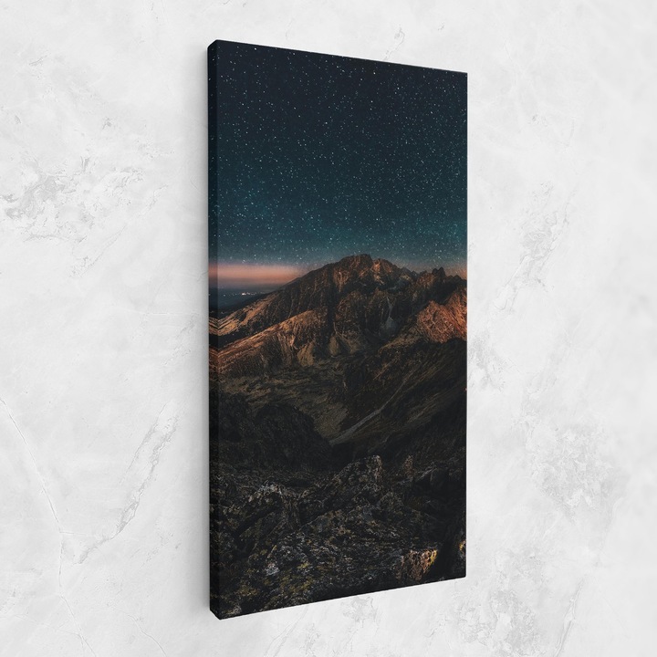ARTHUB, Vászonkép 40x80 cm, Mountain Sky | Hálószoba és Nappali, Tájképek, Hegyek