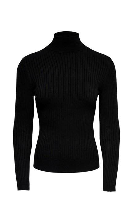 Vékony garbós pulóver nőknek CSAK ONLKAROL, Fekete