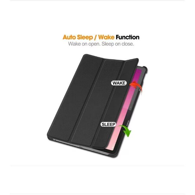 Husa ANUTETOUNI® pentru tableta Lenovo Tab P12, 12.7 inch, Negru