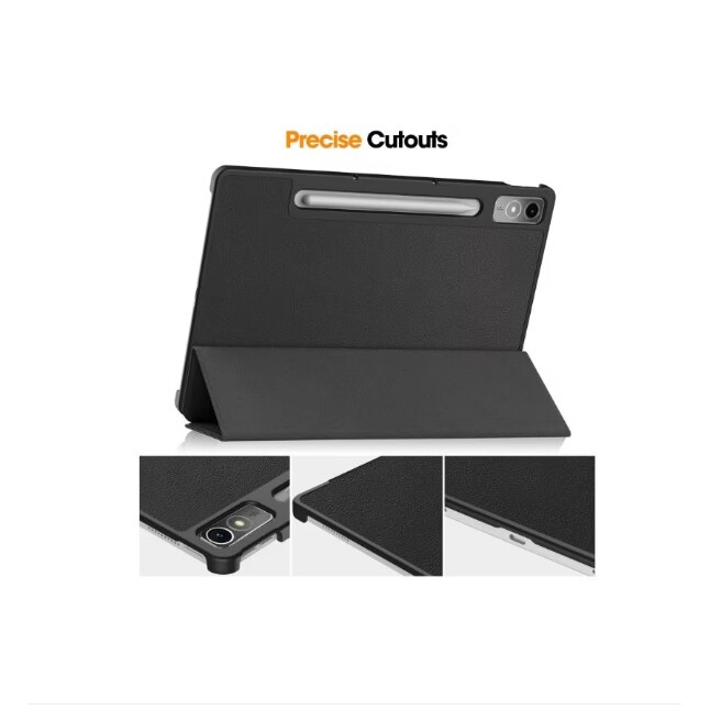 Husa ANUTETOUNI® pentru tableta Lenovo Tab P12, 12.7 inch, Negru