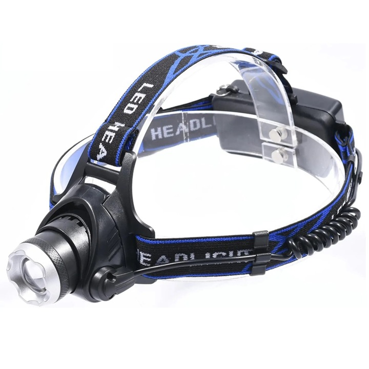 Акумулаторен челник 1 LED 10W, включва 2 x 18650