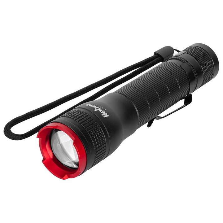 Алуминиев фенер, 10 W, Батерия, 800 lm, 2.2 Ah, USB-C, 32 x 32 x 150 mm