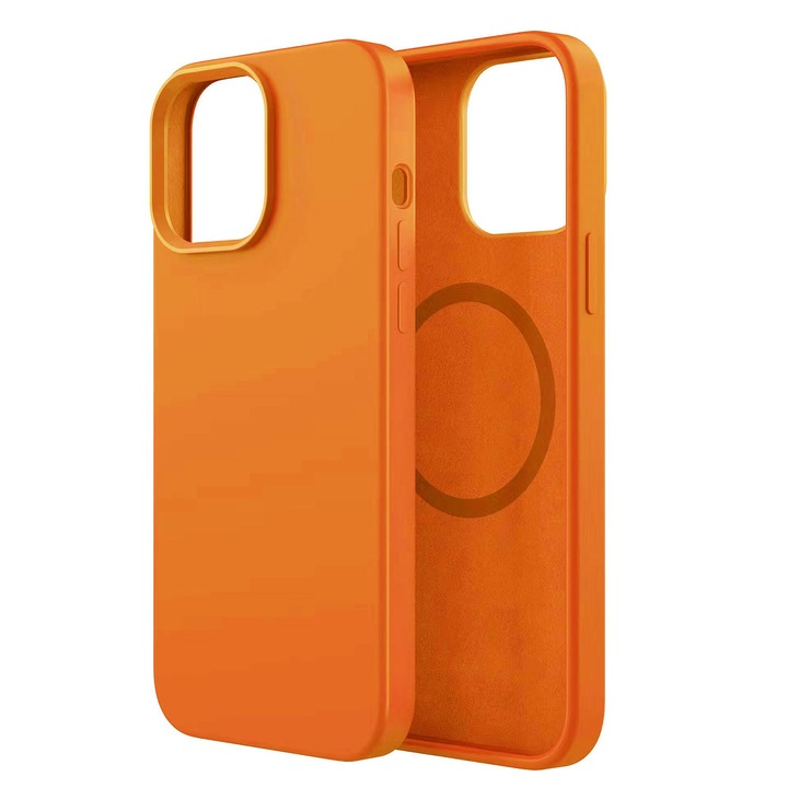 ER CASE CARNEVAL SNAP védőtok iPhone 14 Pro-hoz, MagSafe kompatibilis, narancssárga
