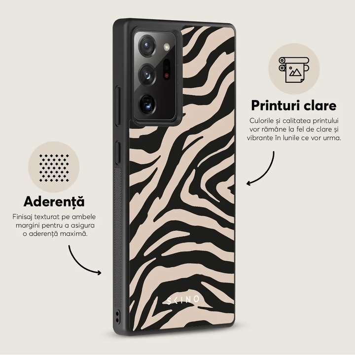 Кейс за Samsung Galaxy Note 20 Ultra - Skino Zebra, животински принт