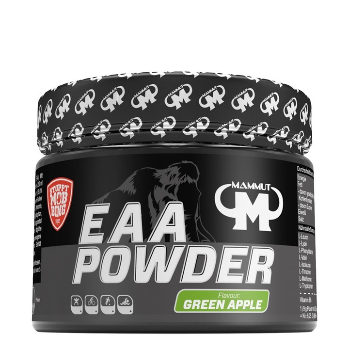 Esszenciális aminosavak EAA Powder Best Body Nutrition - 250 g - Zöld alma