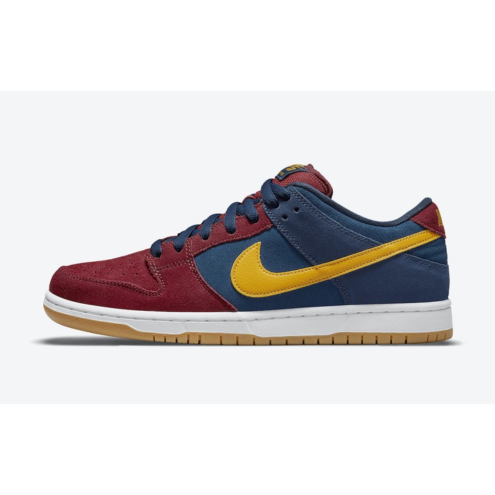 Спортни обувки, Nike, SB Dunk Low Barcelona, бордо/синьо, 41 EU