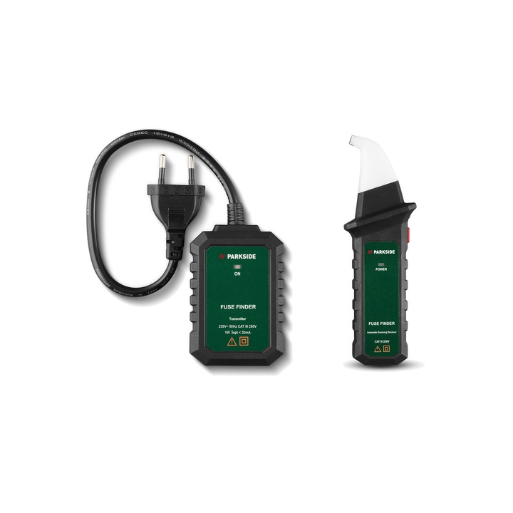 Set detector sigurante si circuit PARKSIDE PFF 20 A1, cu reglare automata a sensibilitatii