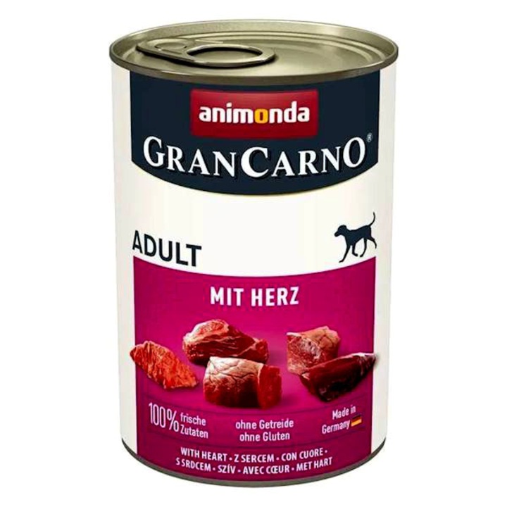 Hrana umeda pentru caini adulti Animonda GranCarno Original, vita/porc, conserva 400g
