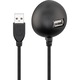 Cablu USB 2.0 de extensie de mare viteza cu suport 1.5m negru Goobay